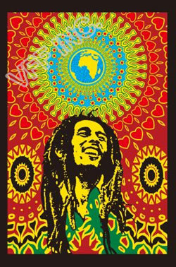 Bob Marley One Love Flag Jamaica Rasta Flag