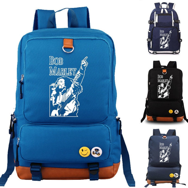 Bob Marley school bag Reggae backpack