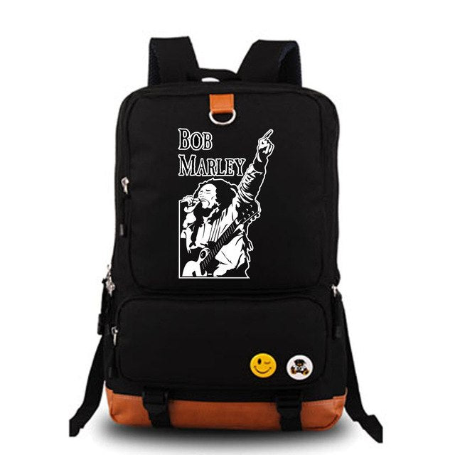 Bob Marley school bag Reggae backpack