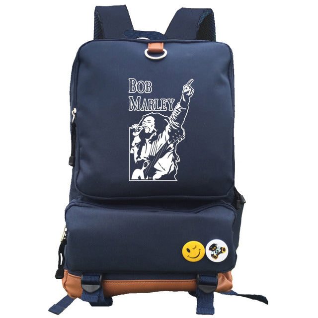 Bob Marley school bag Reggae backpack