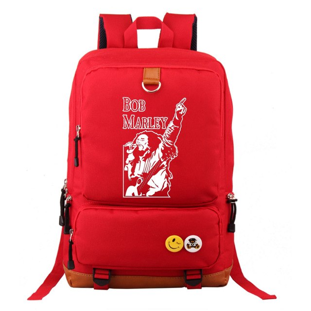 Bob Marley school bag Reggae backpack