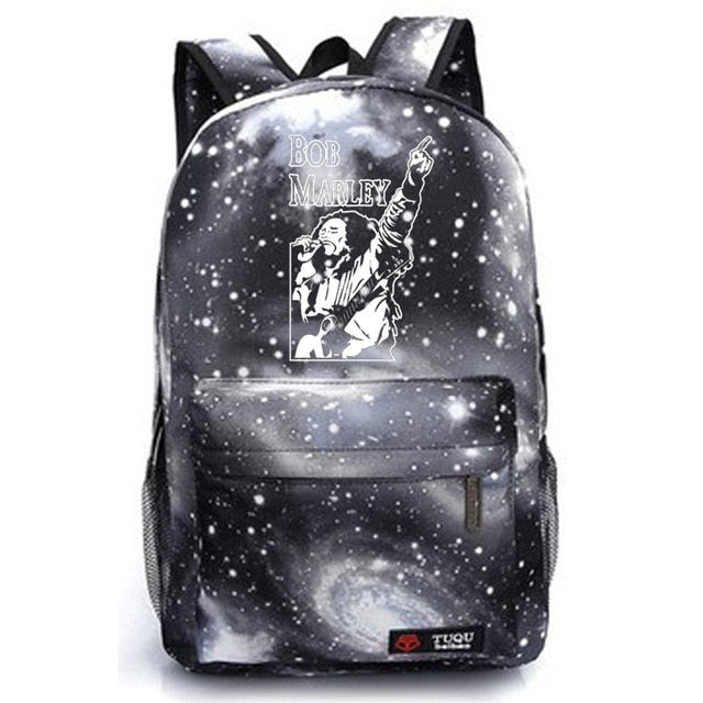 Bob Marley school bag Reggae backpack