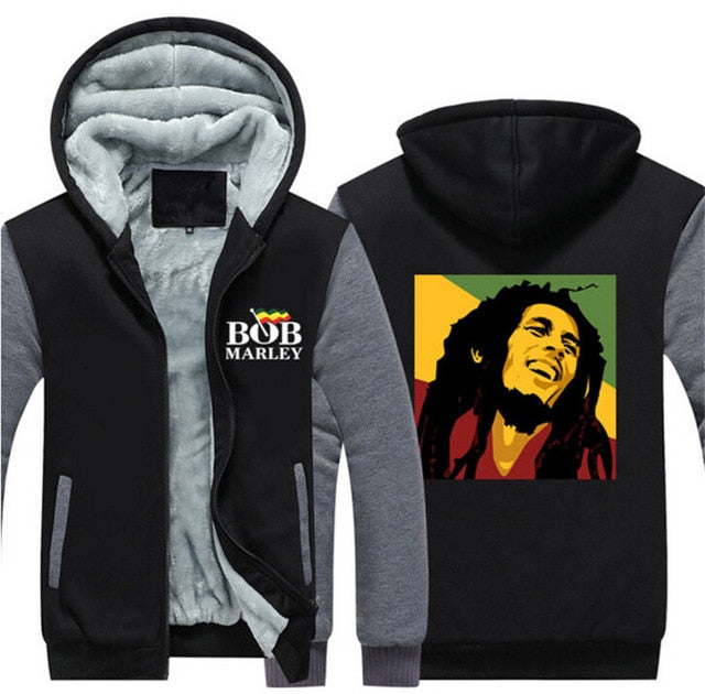 Men's Jackets Reggae Bob Marley Printed