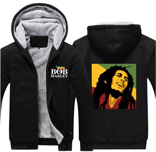 Men's Jackets Reggae Bob Marley Printed