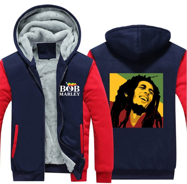 Men's Jackets Reggae Bob Marley Printed