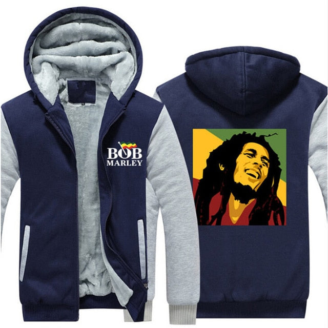 Men's Jackets Reggae Bob Marley Printed