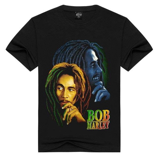 Men/Women 100% cotton Bob marley T-shirt