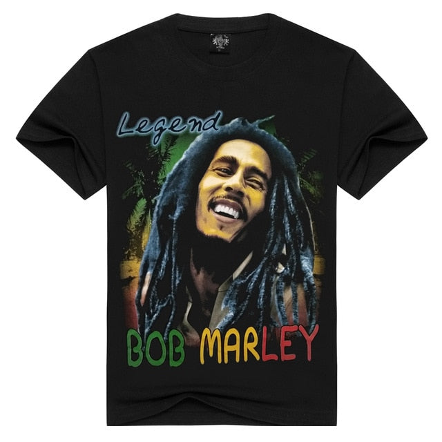 Men/Women 100% cotton Bob marley T-shirt