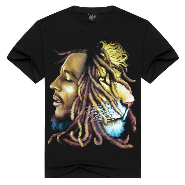 Men/Women 100% cotton Bob marley T-shirt