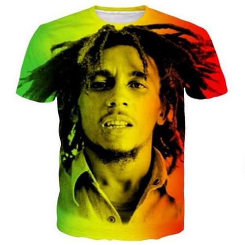 High Quality Cheapest Reggae Star Bob Marley T Shirt