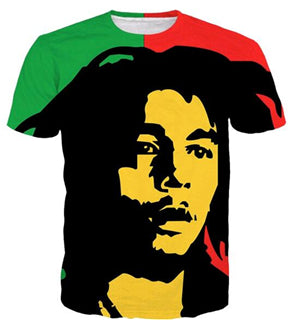 High Quality Cheapest Reggae Star Bob Marley T Shirt