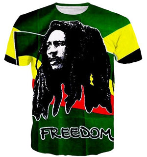 High Quality Cheapest Reggae Star Bob Marley T Shirt