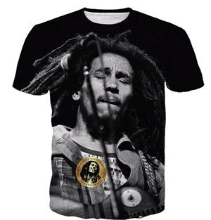 High Quality Cheapest Reggae Star Bob Marley T Shirt