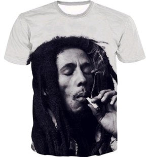 High Quality Cheapest Reggae Star Bob Marley T Shirt