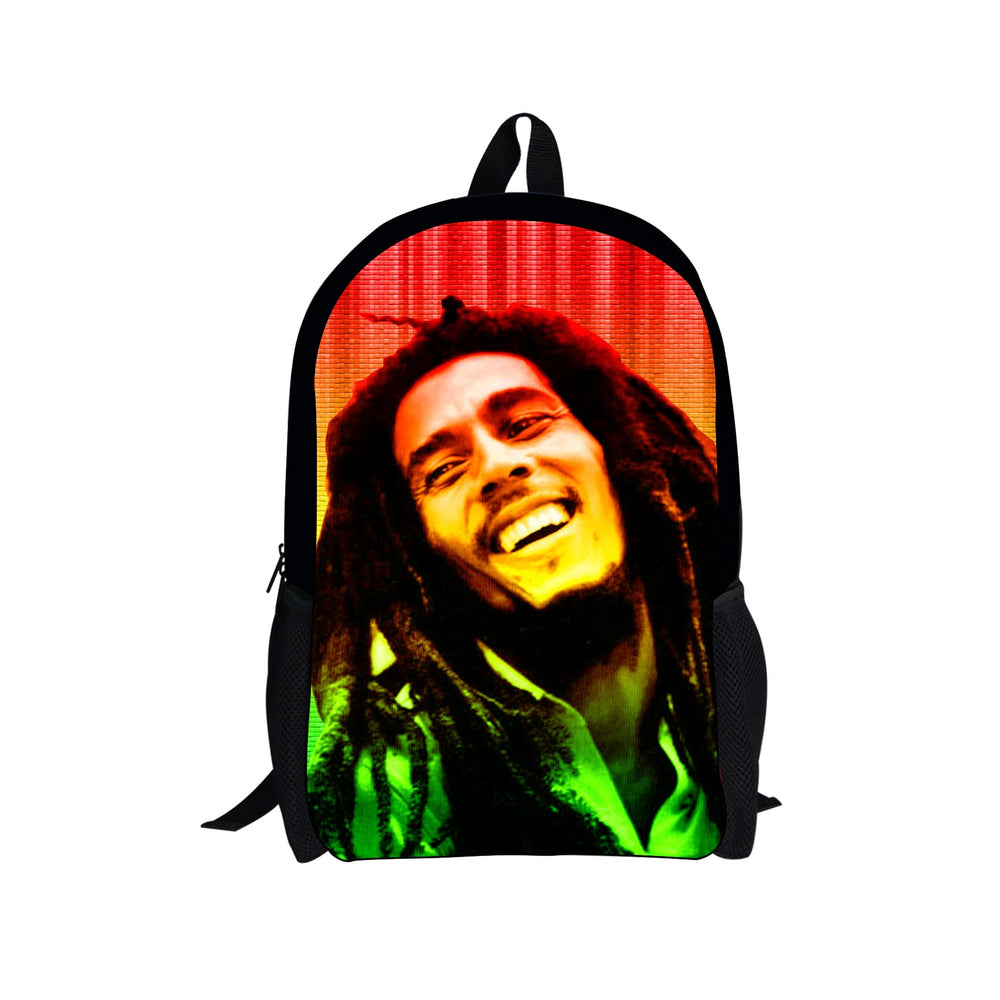 Reggae Bob Marley Printed School Bags