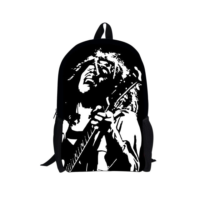 Reggae Bob Marley Printed School Bags