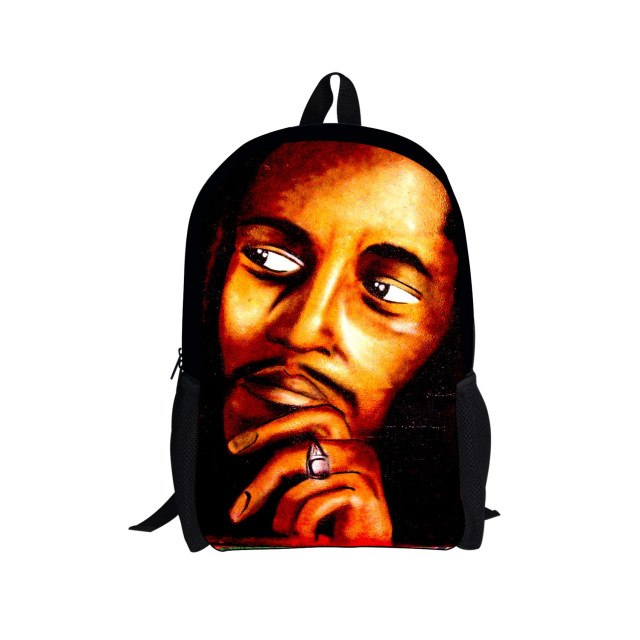 Reggae Bob Marley Printed School Bags