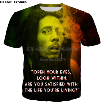 Hip hop t shirt  Bob Marley characters