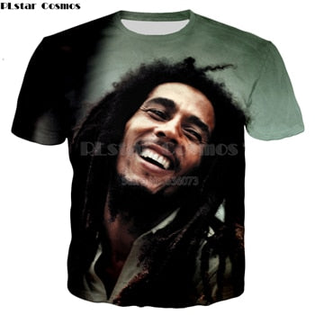 Hip hop t shirt  Bob Marley characters