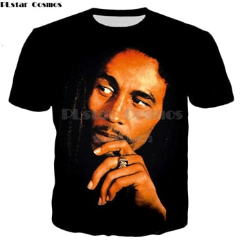 Hip hop t shirt  Bob Marley characters