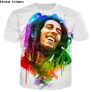 Hip hop t shirt  Bob Marley characters