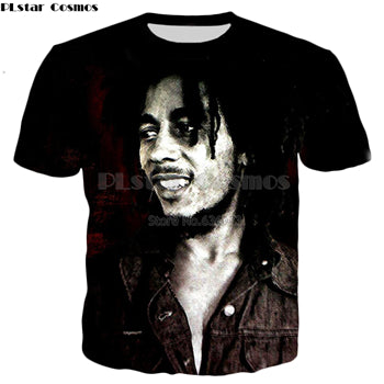 Hip hop t shirt  Bob Marley characters