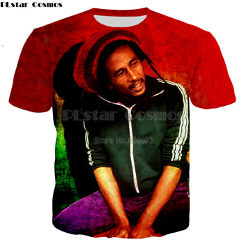 Hip hop t shirt  Bob Marley characters