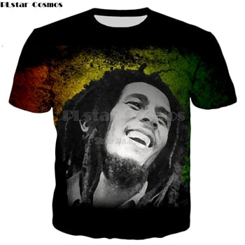 Hip hop t shirt  Bob Marley characters