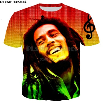 Hip hop t shirt  Bob Marley characters