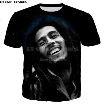 Hip hop t shirt  Bob Marley characters