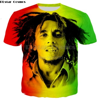 Hip hop t shirt  Bob Marley characters