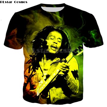 Hip hop t shirt  Bob Marley characters