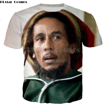 Hip hop t shirt  Bob Marley characters