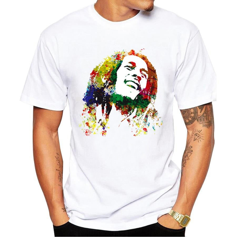 New Fashion Men Music Style T Shirt