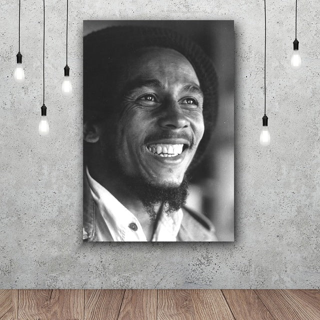 Bob Marley Art Silk Fabric Poster Wall Decor