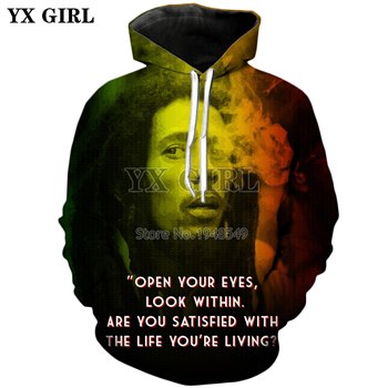 YX GIRL Hip hop style hoodies Reggae