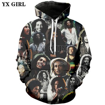 YX GIRL Hip hop style hoodies Reggae