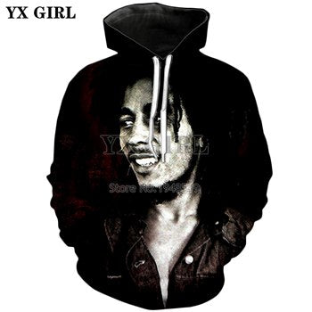 YX GIRL Hip hop style hoodies Reggae