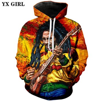 YX GIRL Hip hop style hoodies Reggae