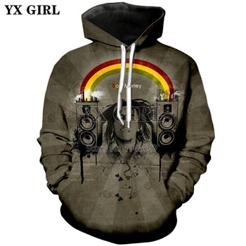 YX GIRL Hip hop style hoodies Reggae