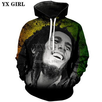 YX GIRL Hip hop style hoodies Reggae