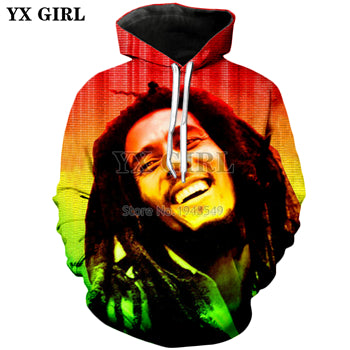 YX GIRL Hip hop style hoodies Reggae