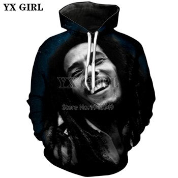 YX GIRL Hip hop style hoodies Reggae