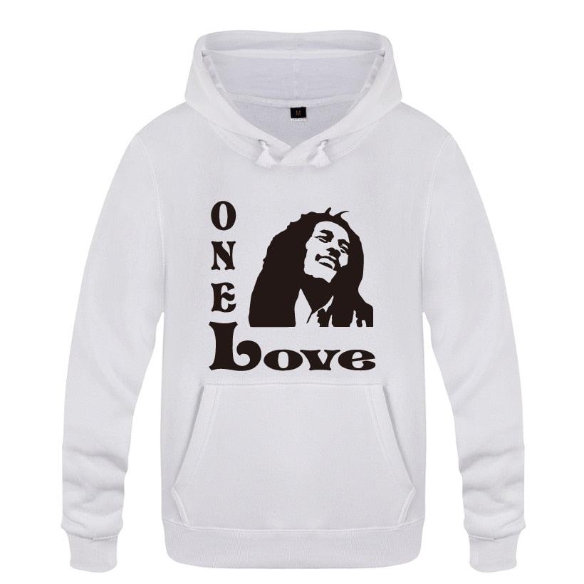 One Love Bob Marley Music Hoodies