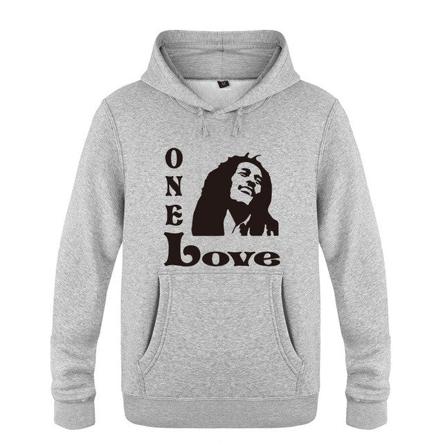 One Love Bob Marley Music Hoodies