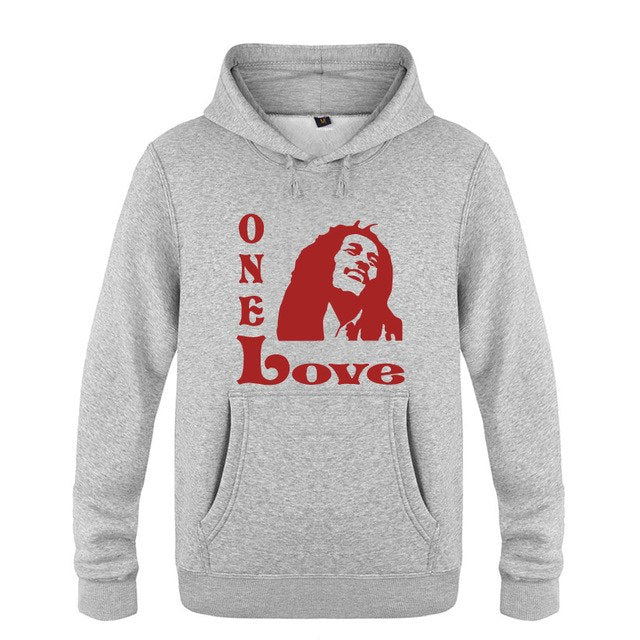 One Love Bob Marley Music Hoodies