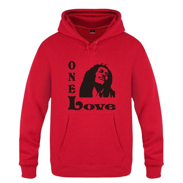 One Love Bob Marley Music Hoodies