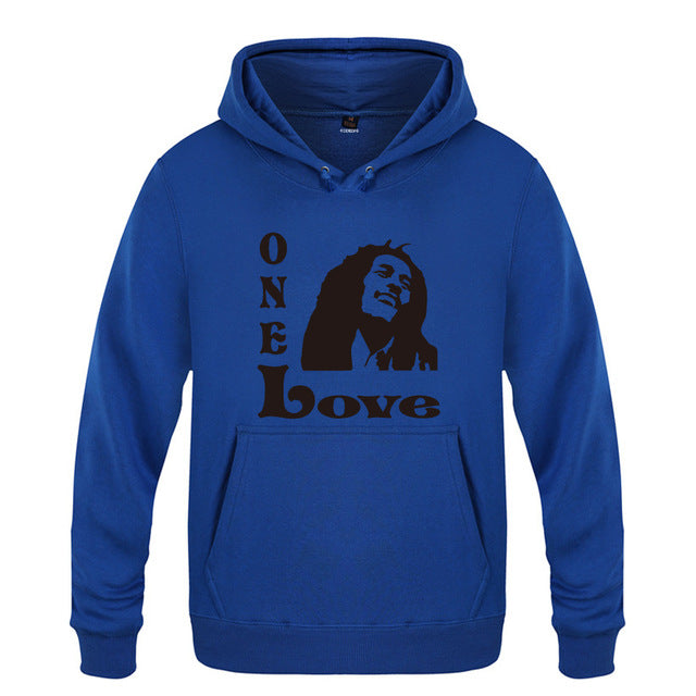 One Love Bob Marley Music Hoodies