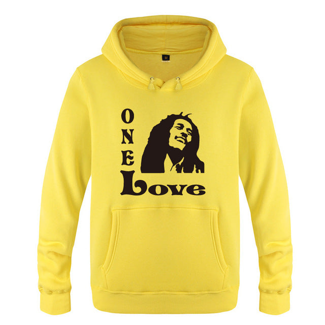 One Love Bob Marley Music Hoodies