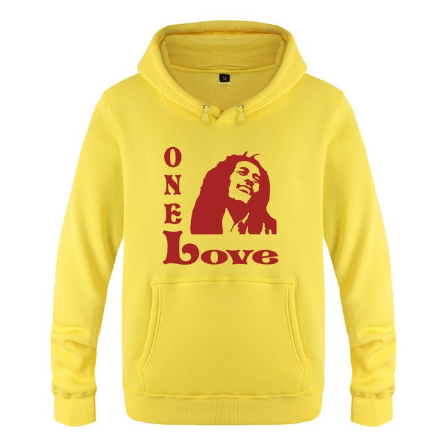 One Love Bob Marley Music Hoodies